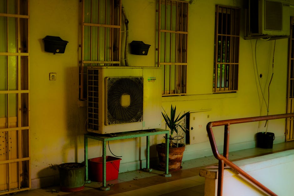 Modern home air conditioning interior